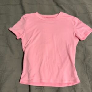 SHEIN Soft Pink Casual Top